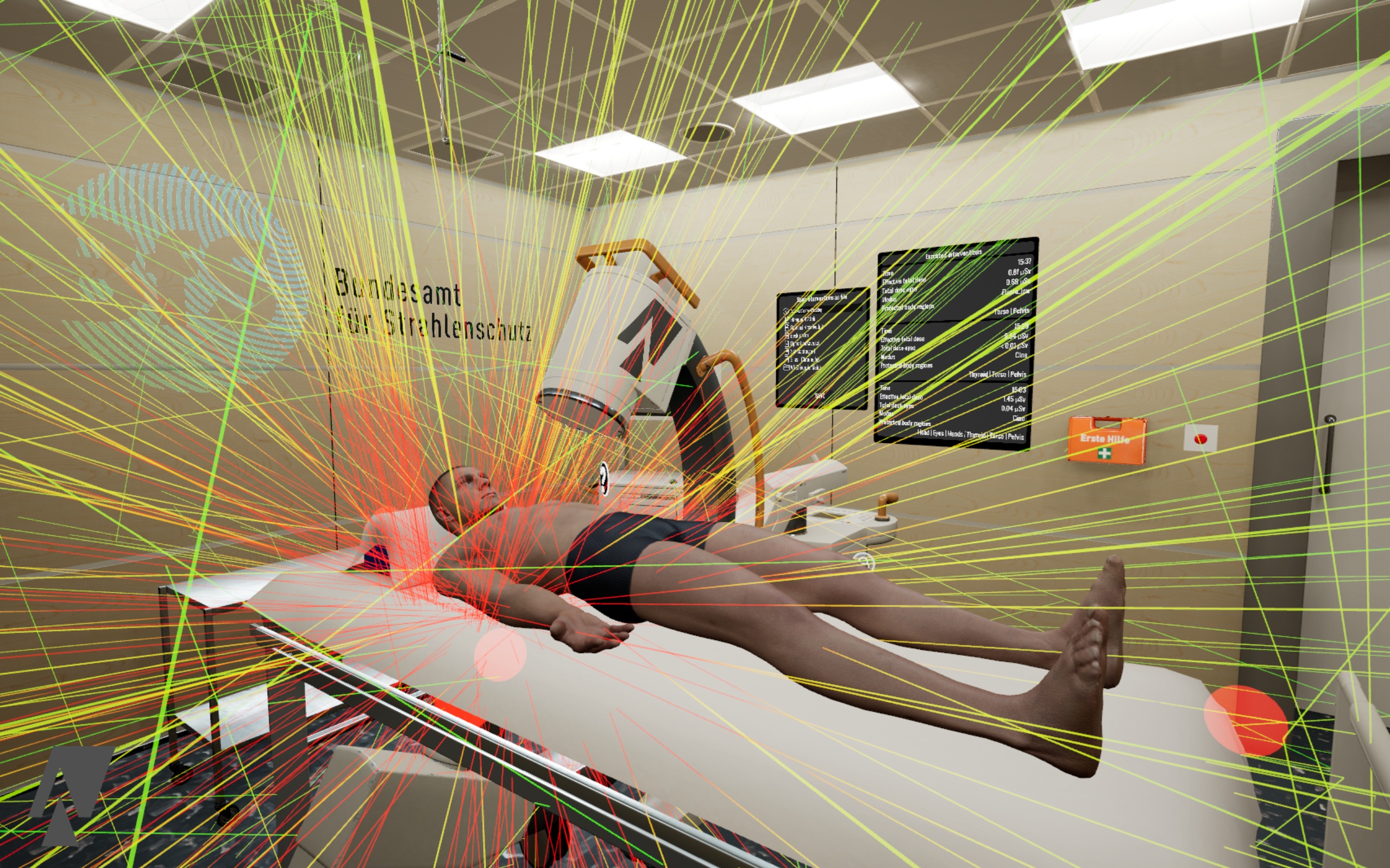 AR Modus – Schutzobjekte im realen Raum